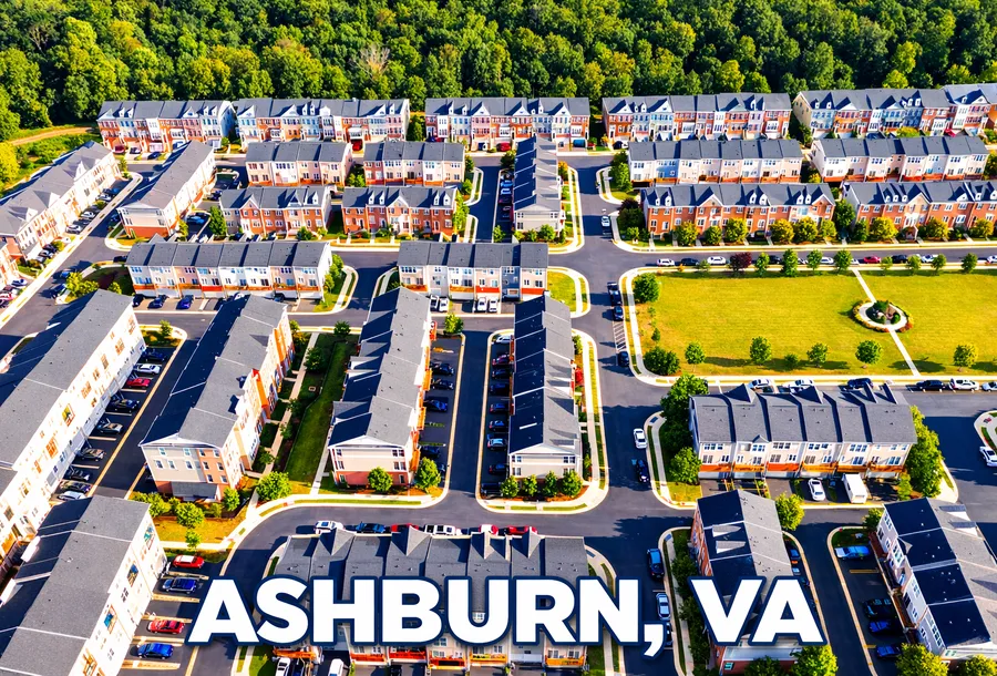 Ashburn neighborhood home with EV charging